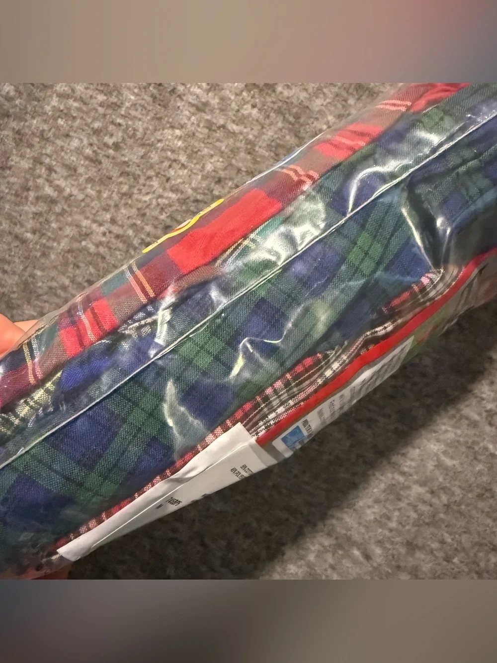 Hanes 5 Pack Tagless Boxers Mens M 32-34 Soft Comfort Plaid Red Green Colorful